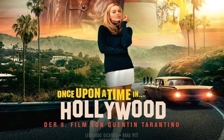 Brad Pitt und Leonardo di Caprio auf dem Filmcoverbild.