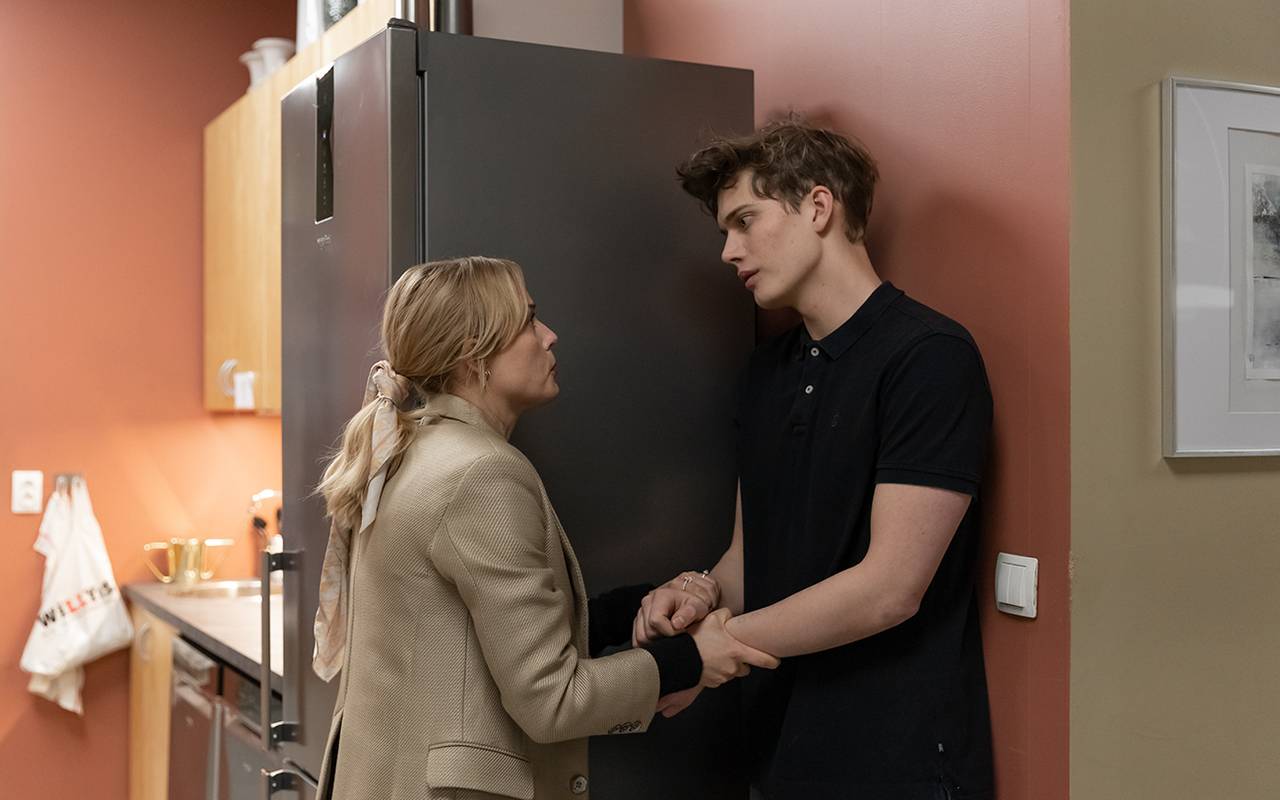 Sofie und Max im Büro.