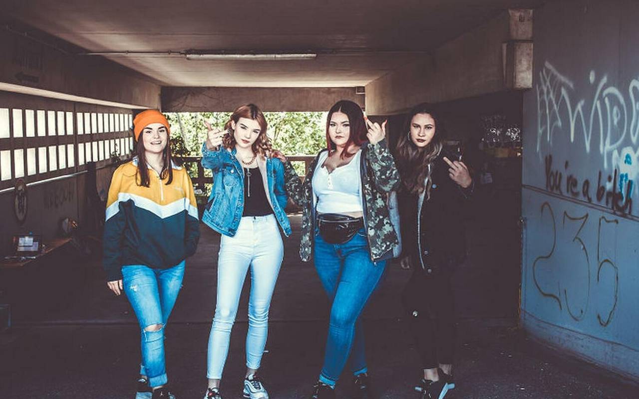 Die Mädels der Clique.