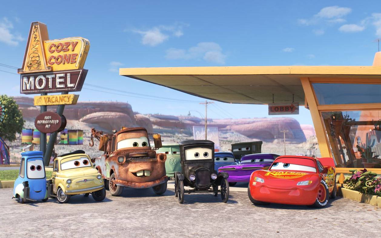 Auch die fahrenden Stars aus Cars sind mit dabei.