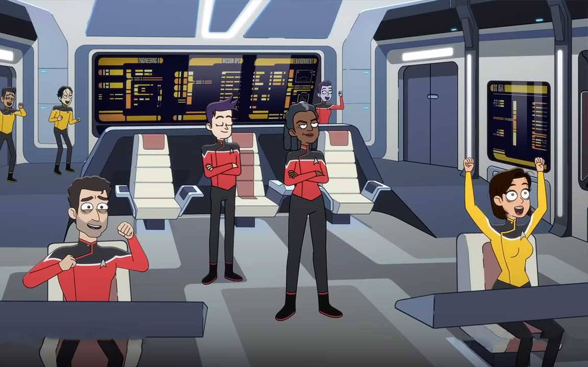 Chaos auf der Brücke.