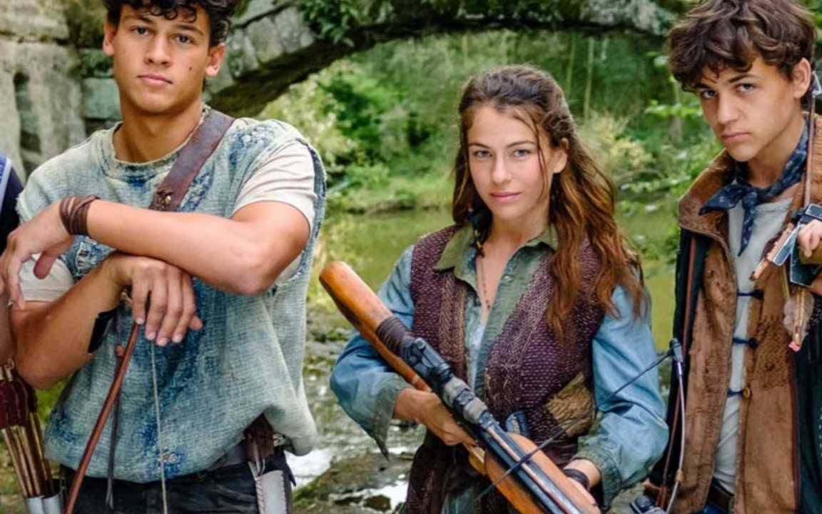 Kiano, Liv und Elja auf der Flucht.