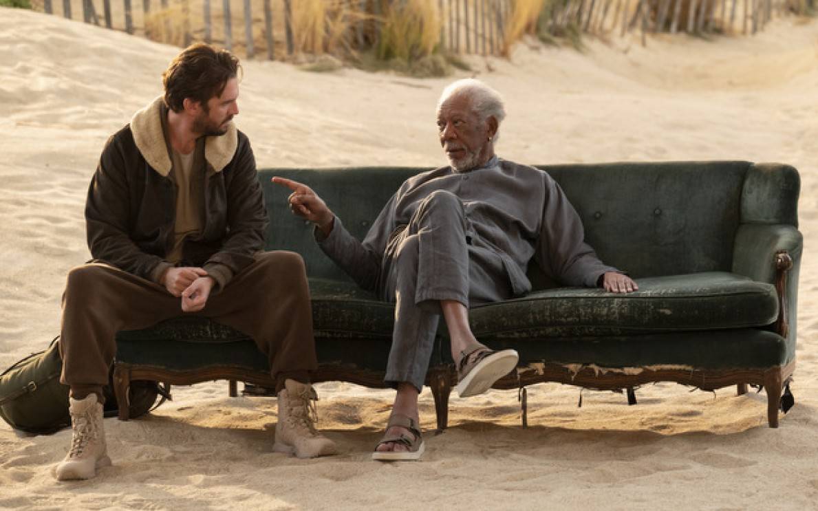 Stuart und Otto auf der Couch.