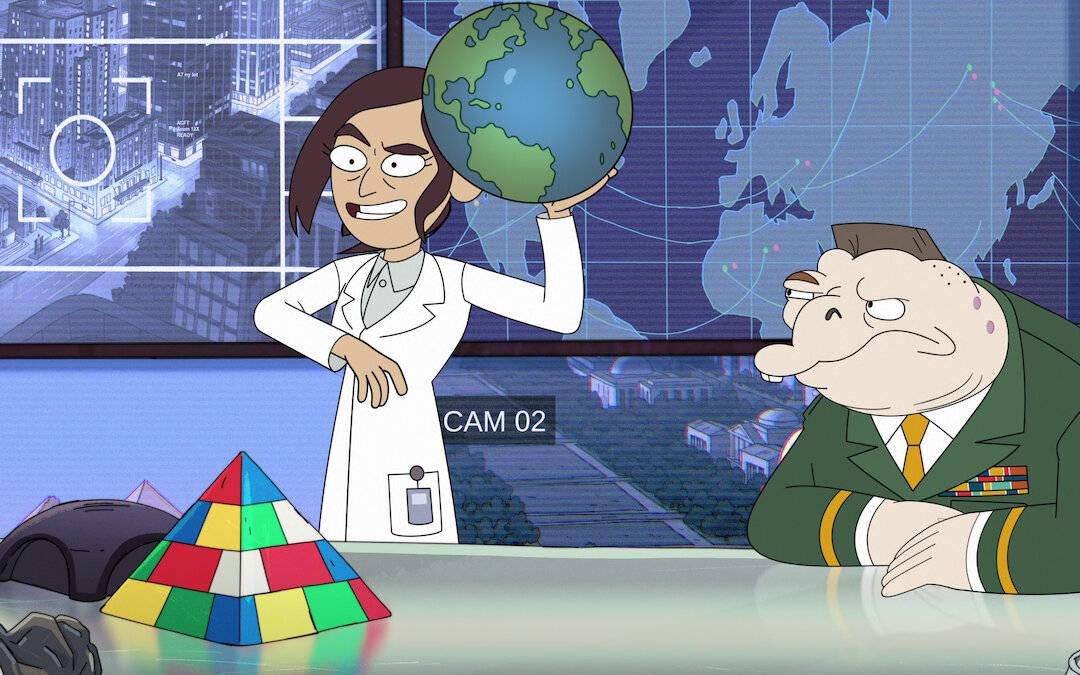 Reagan in der Schaltzentrale.