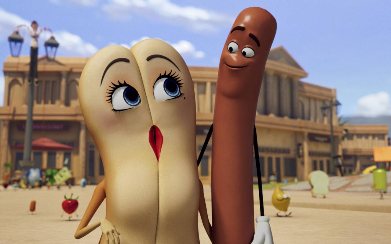 Frank und Brenda wollen raus aus dem Supermarkt.