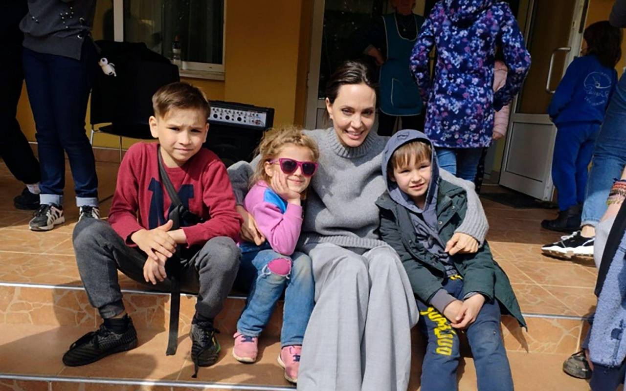 Ukraine-Krieg - Angelina Jolie in Lwiw