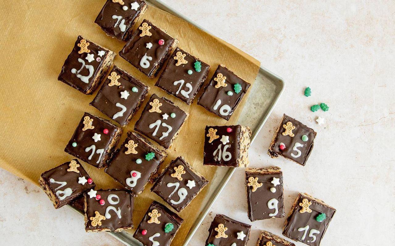 Selbstgebackener Adventskalender