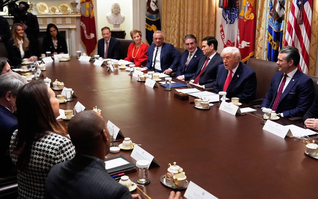 Kabinettssitzung im Weißen Haus