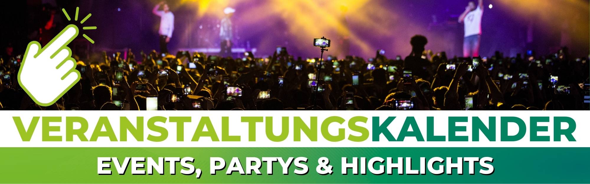 EVents, konzerte und Partys finden ihr hier...