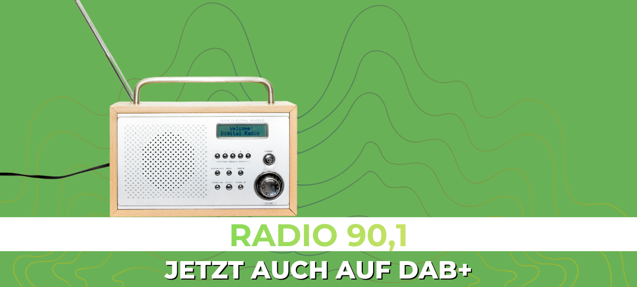 Radio 90,1 jetzt auf DAB+ empfangen
