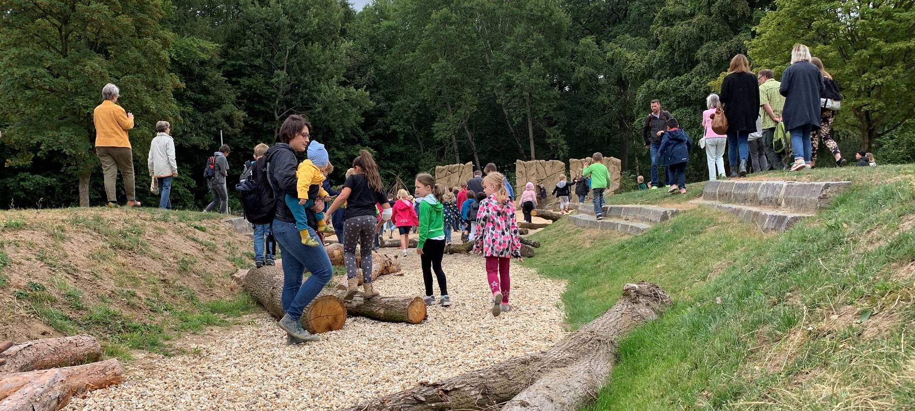 Neuer Naturspielplatz im Stadtwald
