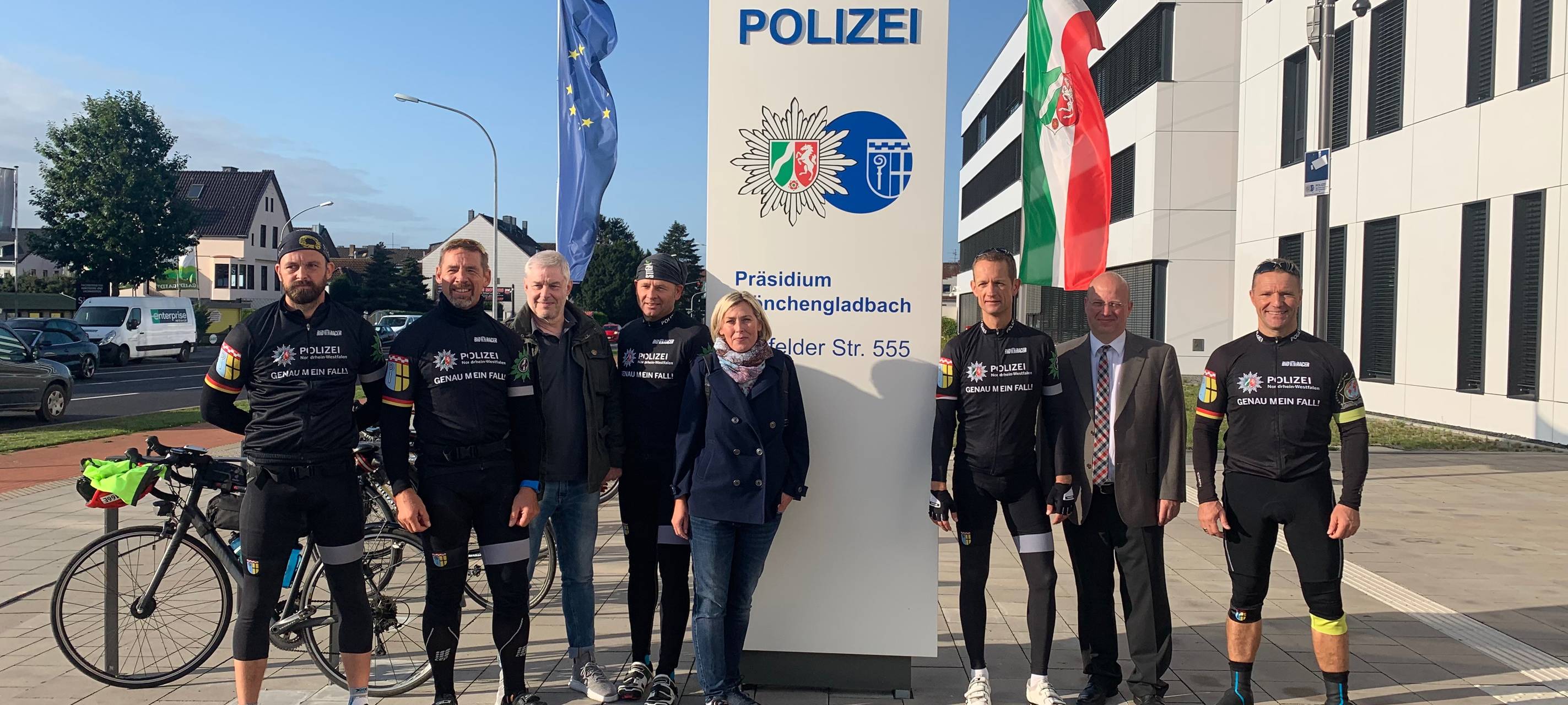 Polizei radelt für den guten Zweck