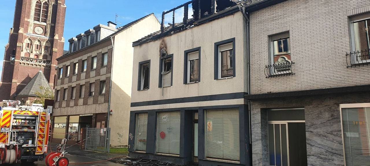 Brand auf der Eickener Straße