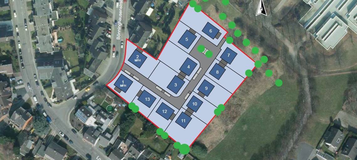 Neues Wohngebiet in Neuwerk