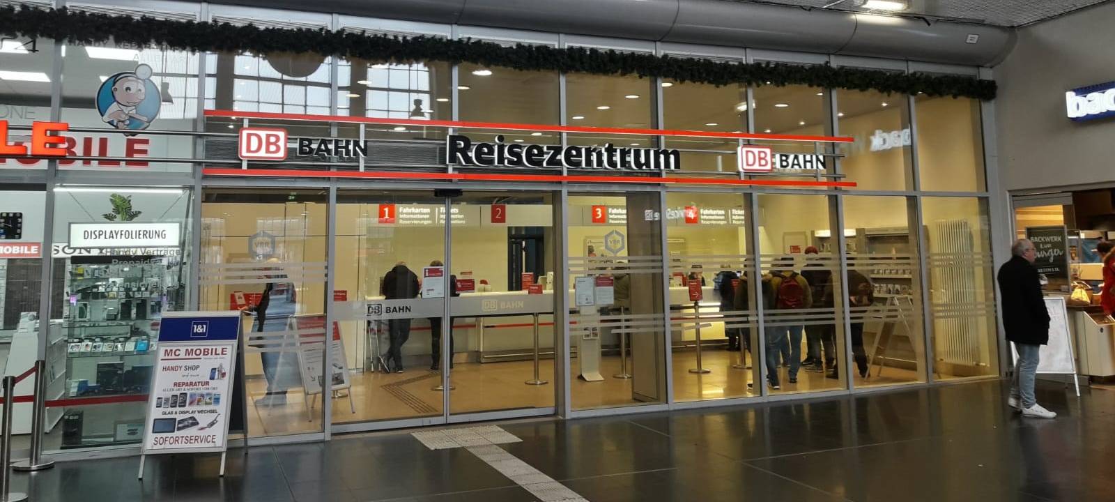 Letzter Tag fürs DB-Reisezentrum