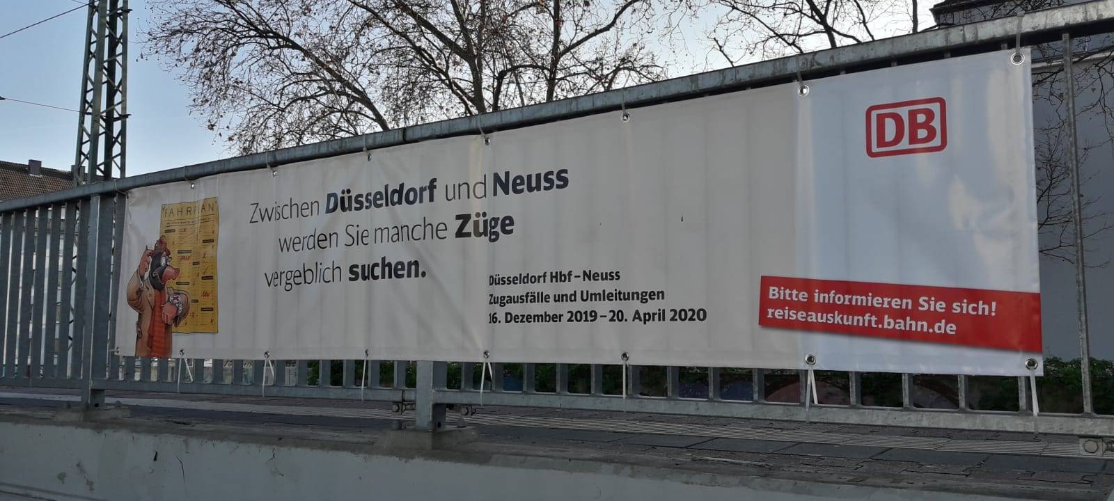 Einschränkungen für Bahnpendler