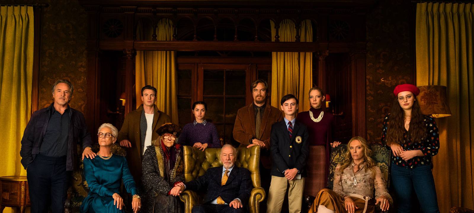 Der Familienclan um Harlan Thrombey.