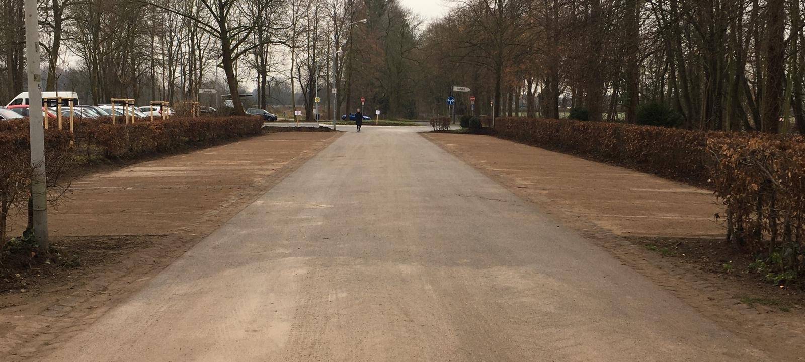 Parkplatz Schloss Rheydt wird saniert