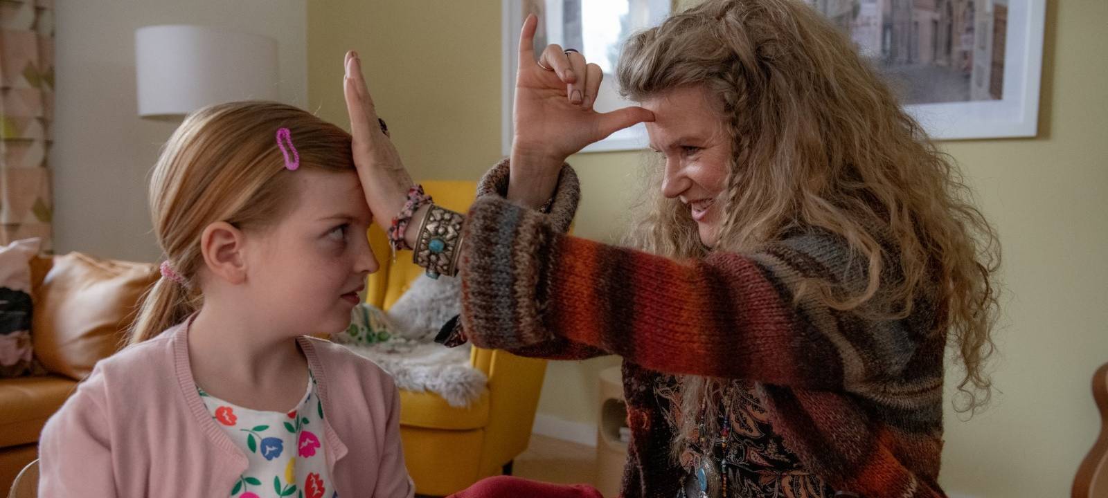 Philippa und ihr Leihenkelkind Leonie.