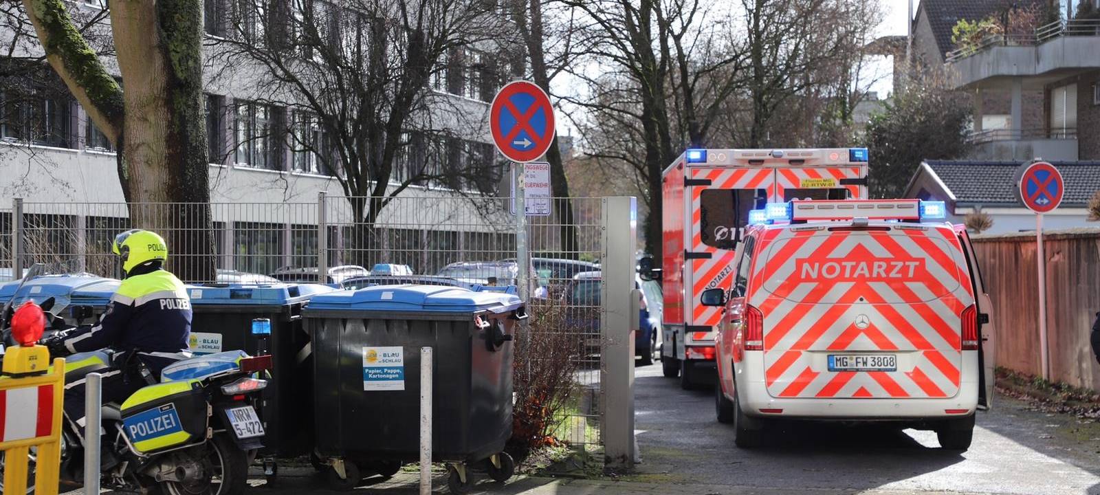 Schwerverletzte am BK Volksgartenstraße