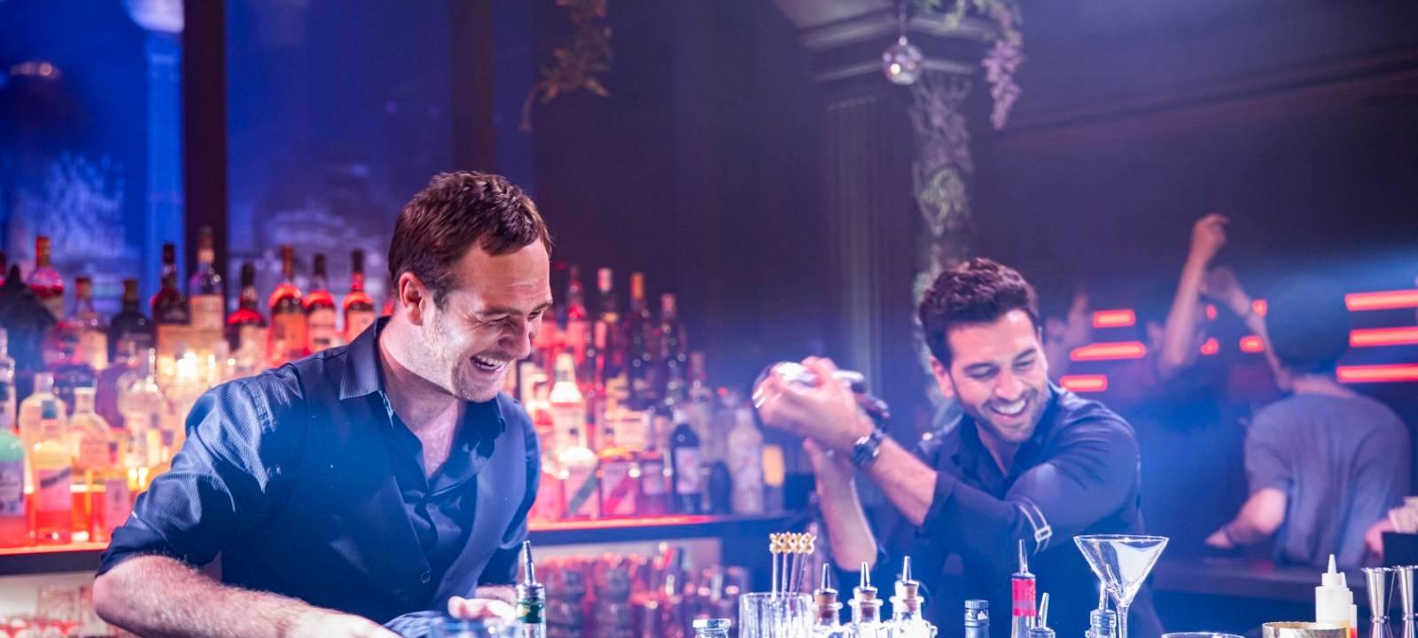 Milo und Renzo rocken die Bar.