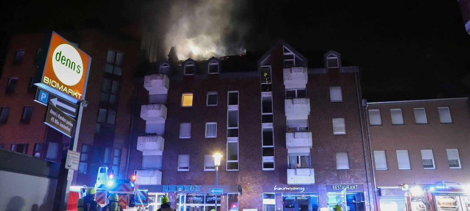 Dachstuhlbrand in Rheydt