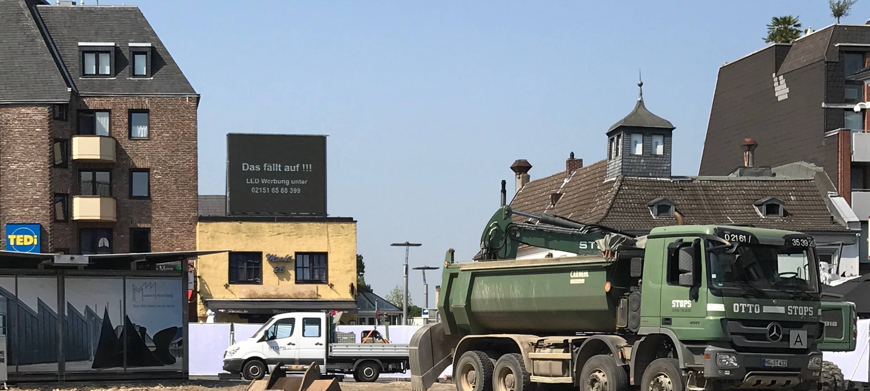 Bauabreiten am Kapuzinerplatz verzögern sich