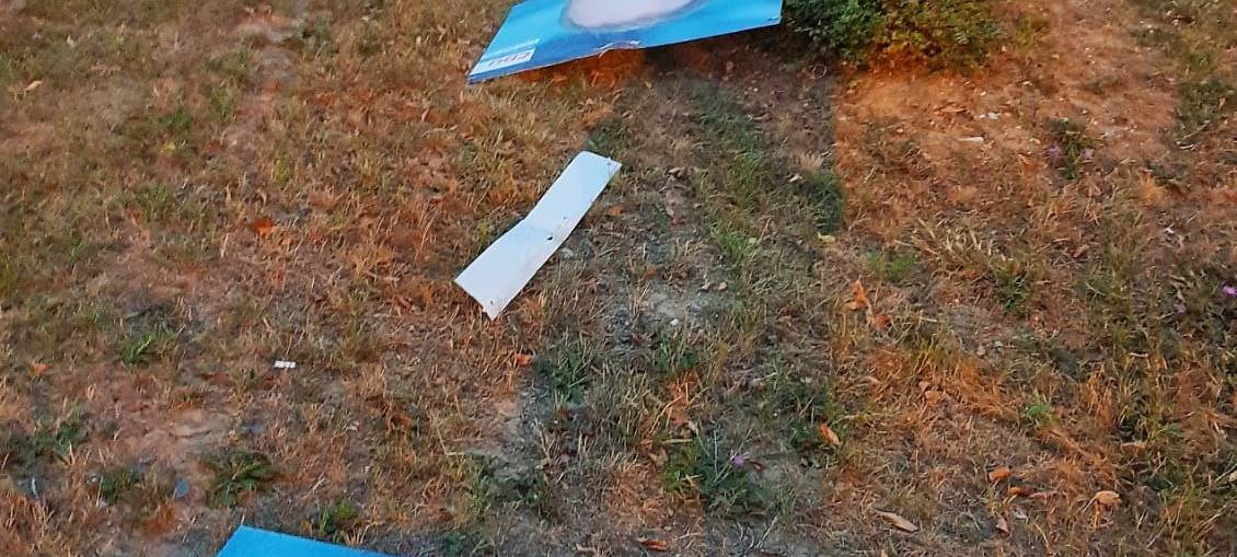 Wahlplakate: Vandalismusschäden
