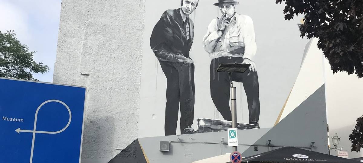 Graffiti schmückt jetzt das Museum Abteiberg