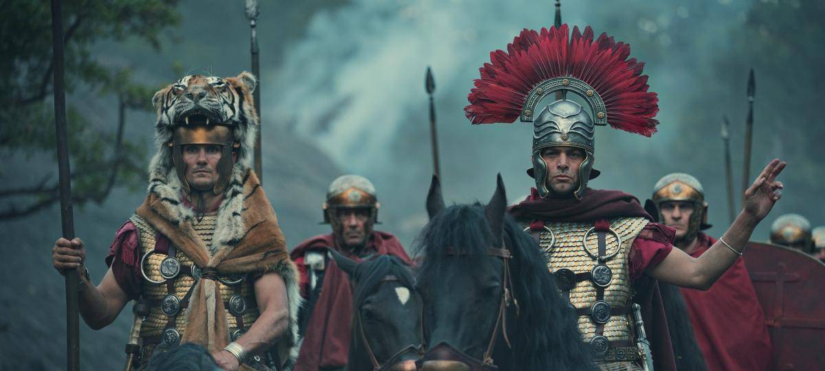 Der Römer Varus zu Pferd.