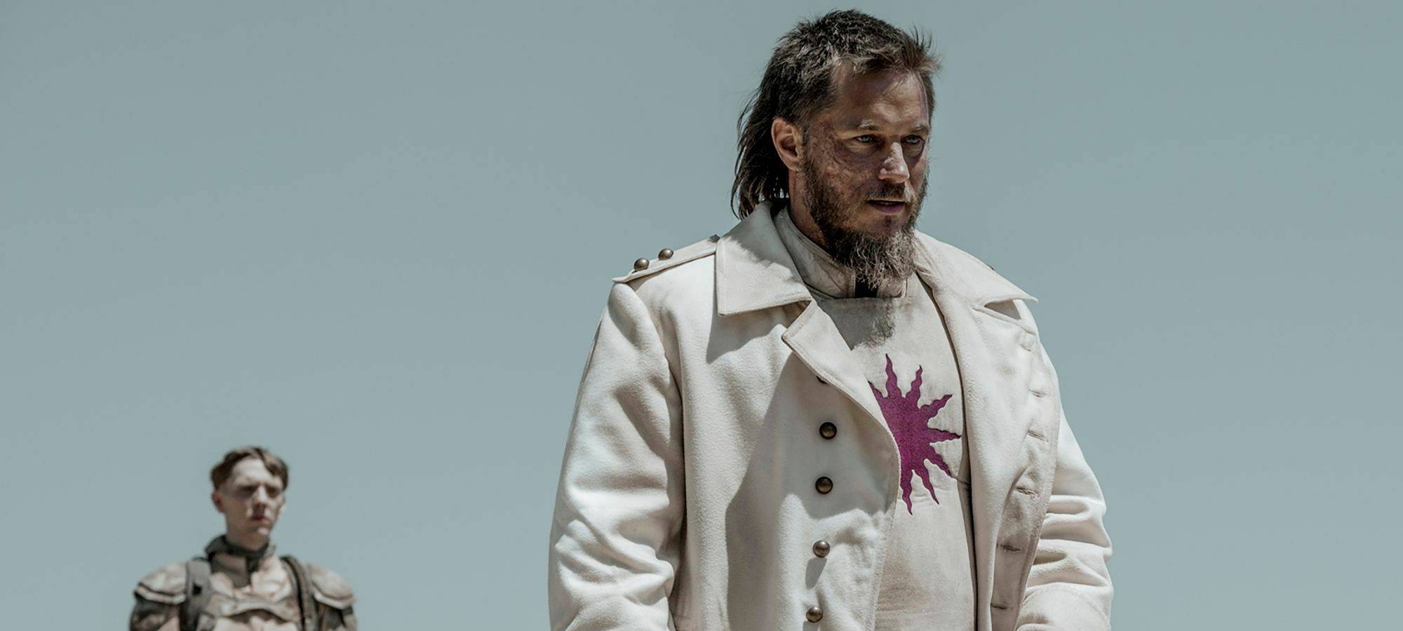 Soldat Marcus kommt auf dem Planeten an.