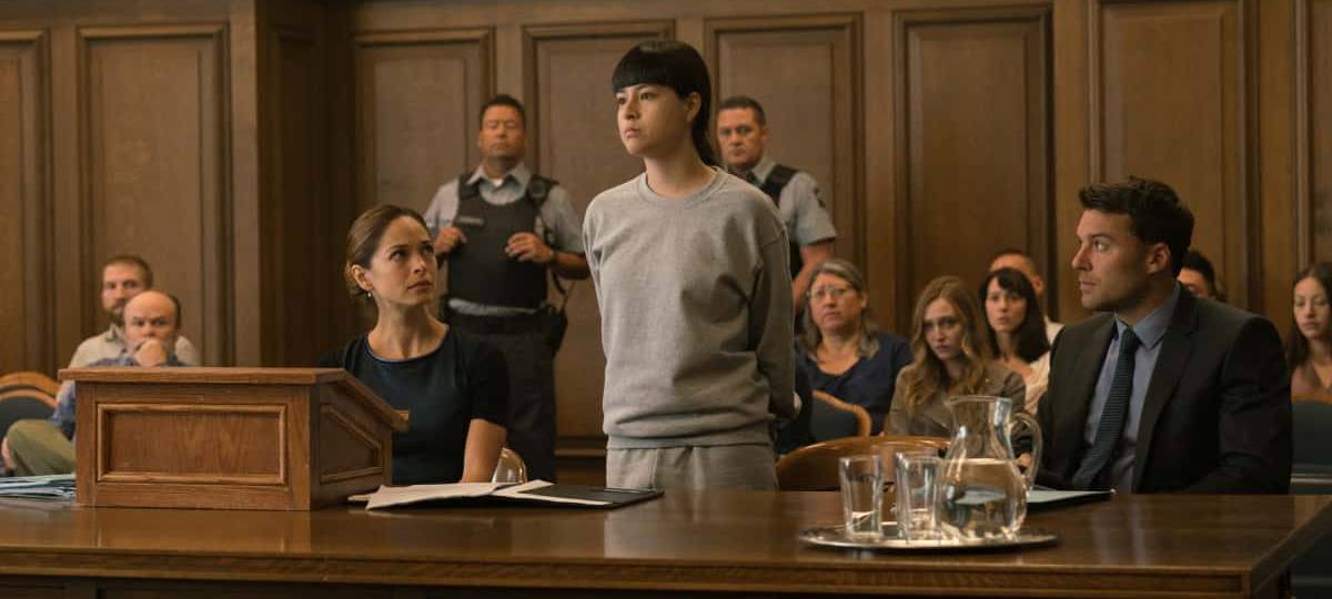 Die kranke Schülerin vor Gericht.