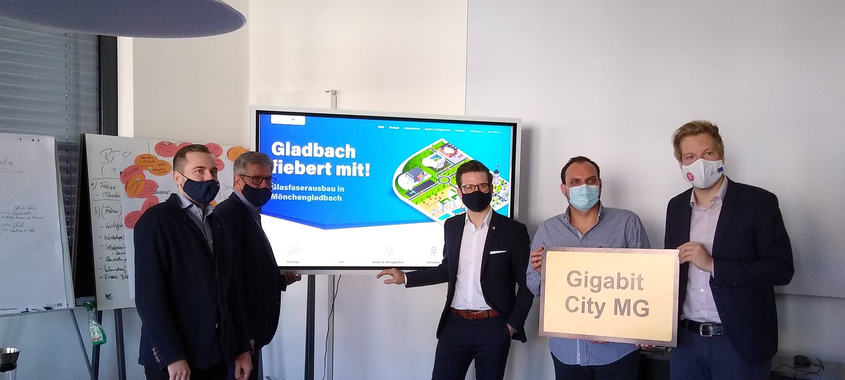 Glasfaserausbau mit neuer Website: gigabitcity.mg