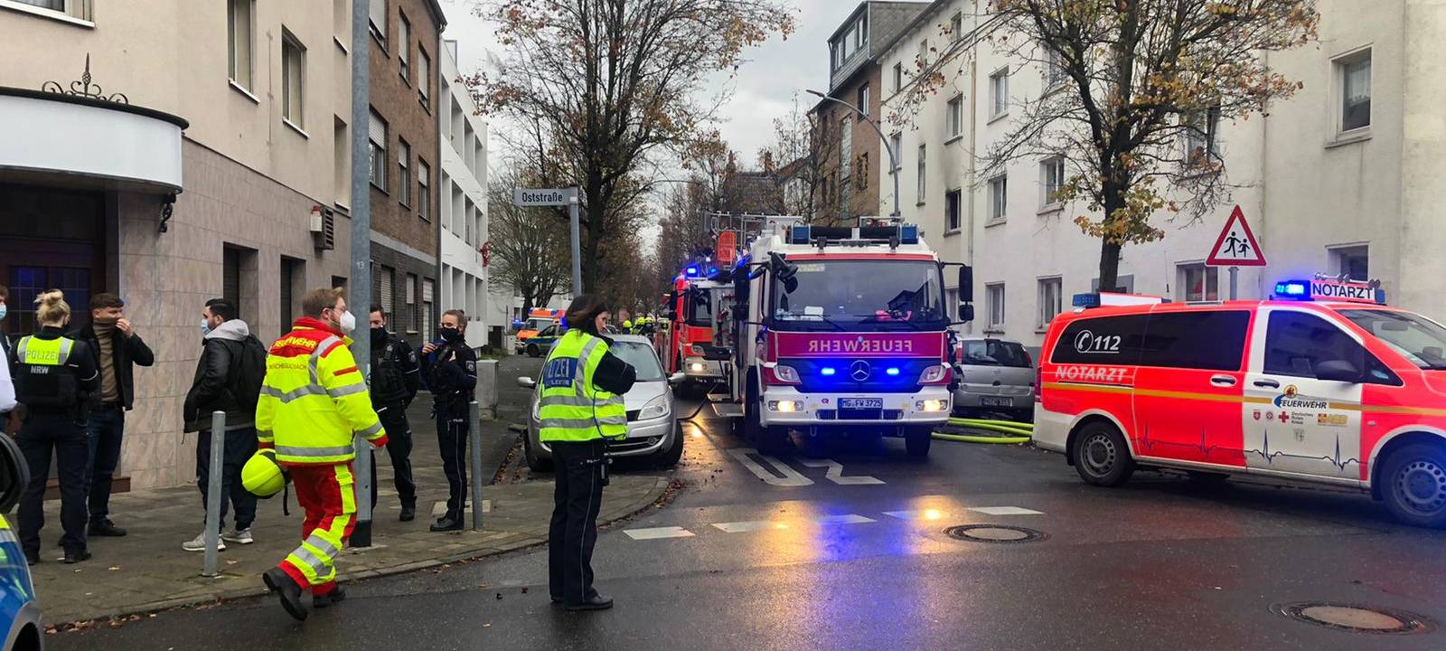 Zwei Verletzte bei Wohnungsbrand