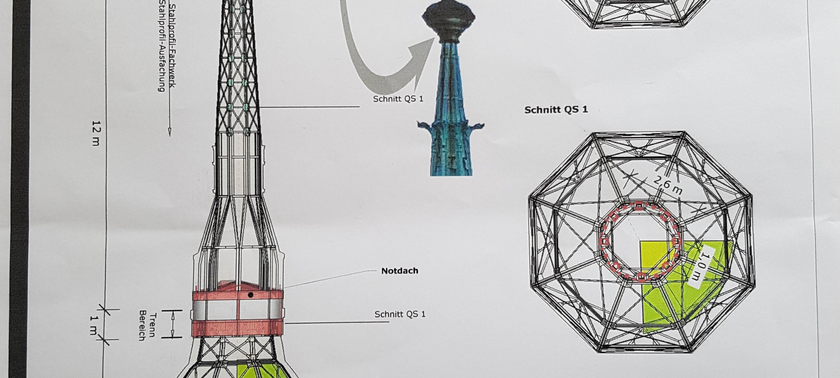 Kirchturmspitze in Rheydt muss ab
