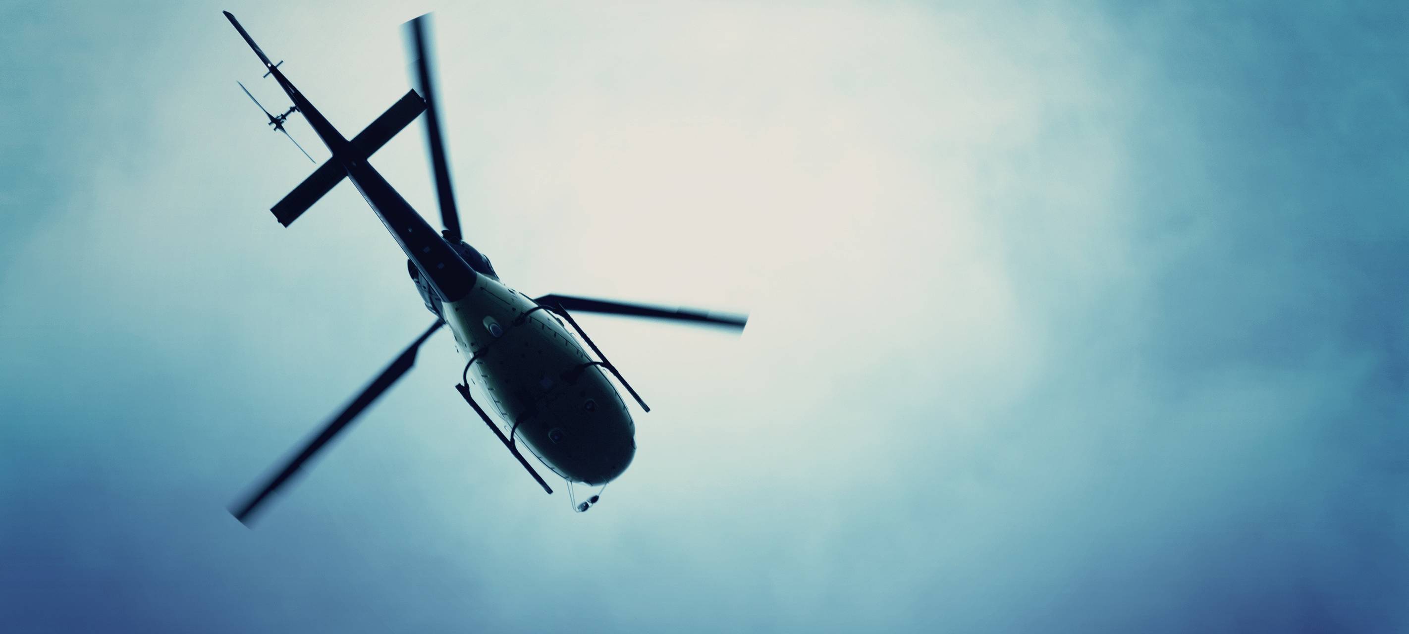 Polizei sucht Flüchtigen in Wickrath mit Hubschrauber