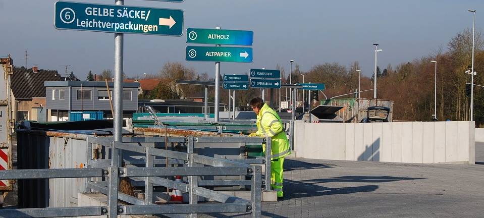 Recyclinghof Luisental länger geschlossen