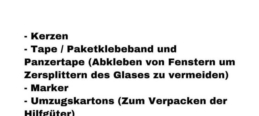 Hilfsaktion für die Ukraine