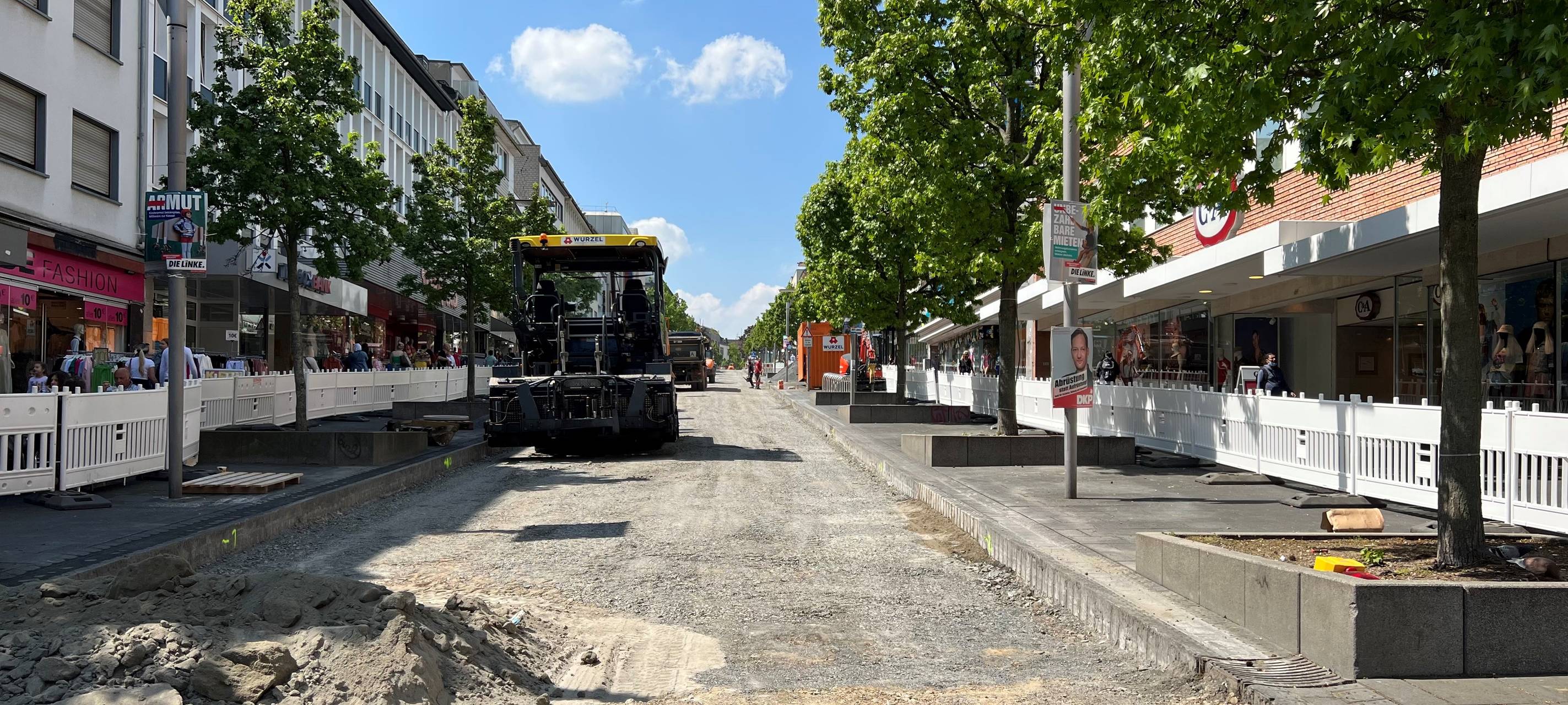 Altlasten auf der Hindenburgstraße sind entfernt
