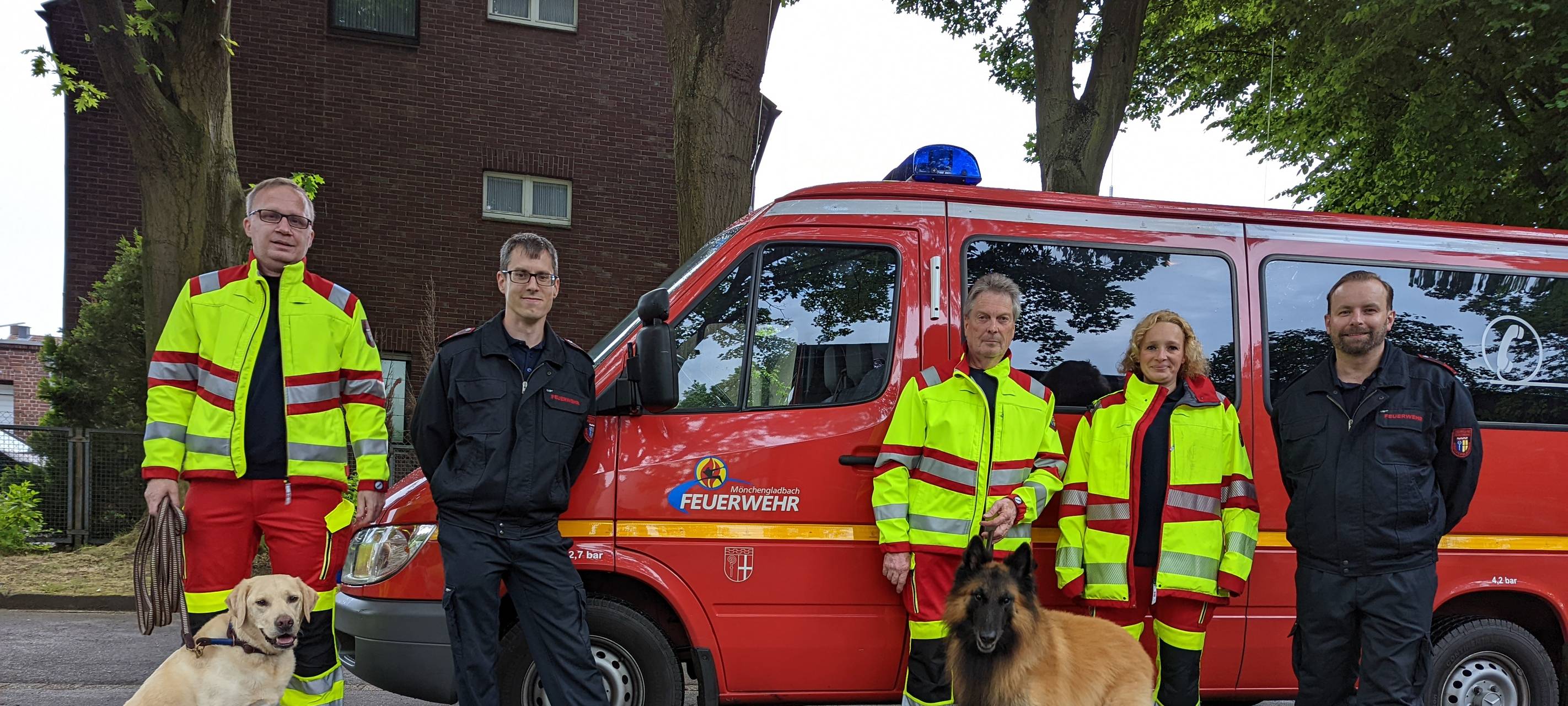 Hundestaffel der Feuerwehr hat viel zu tun