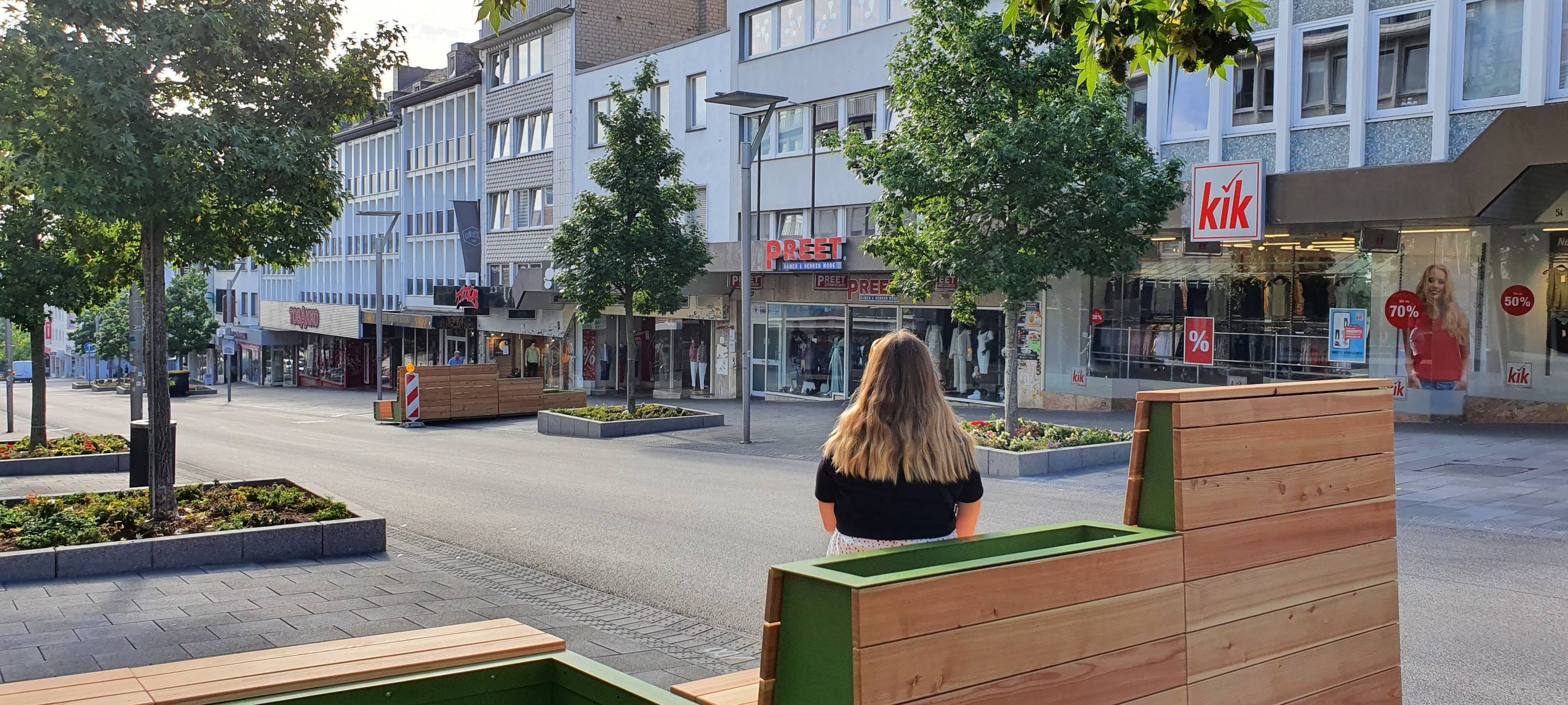 Neue Sitzplätze in der Innenstadt