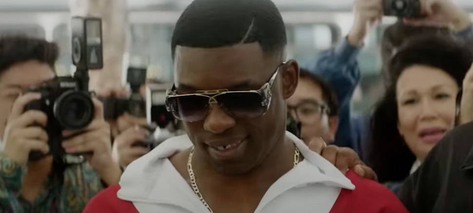 Mike im Rampenlicht.