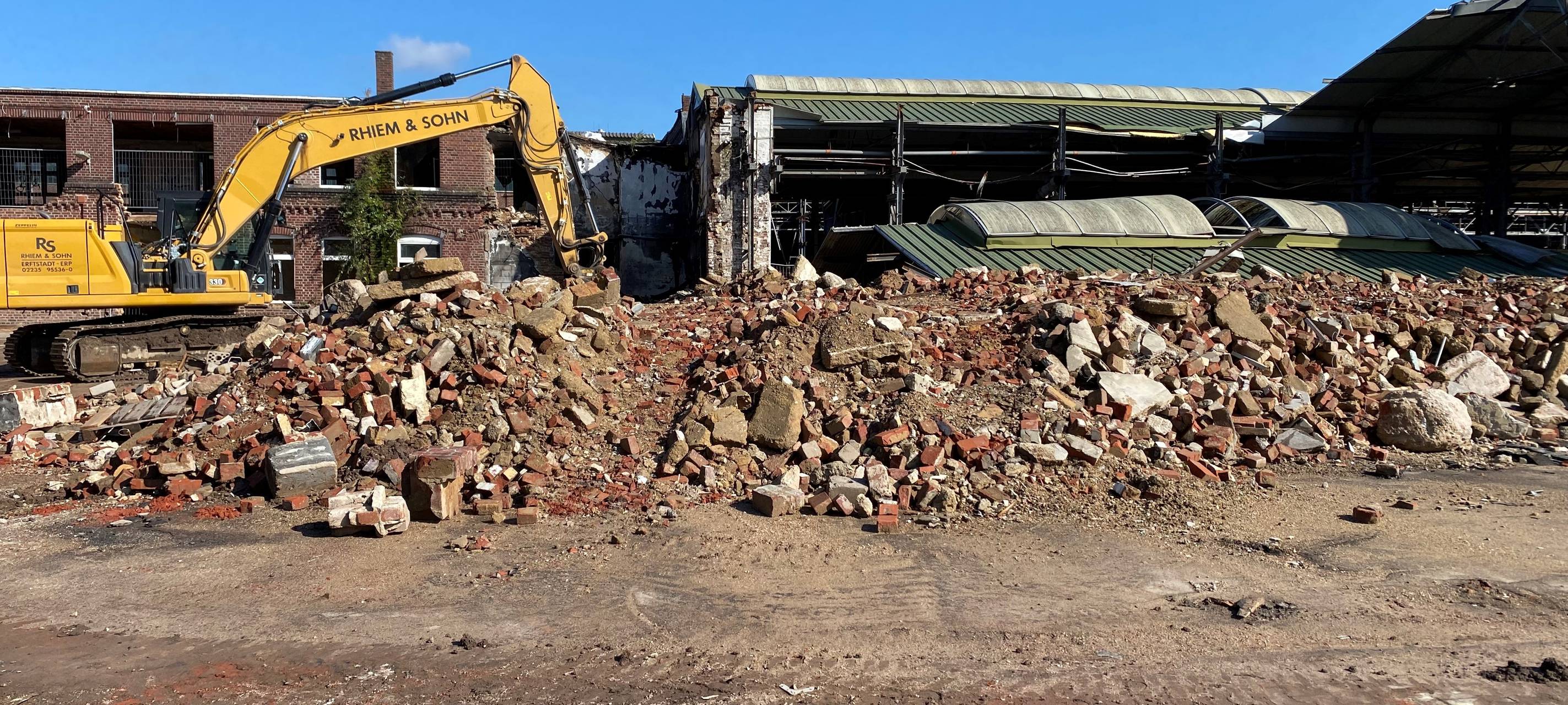 Arbeiten am Reme-Gelände gehen weiter