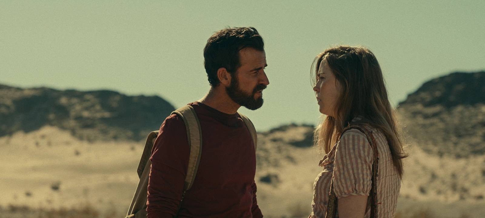 Allie und seine Frau in der Wüste.