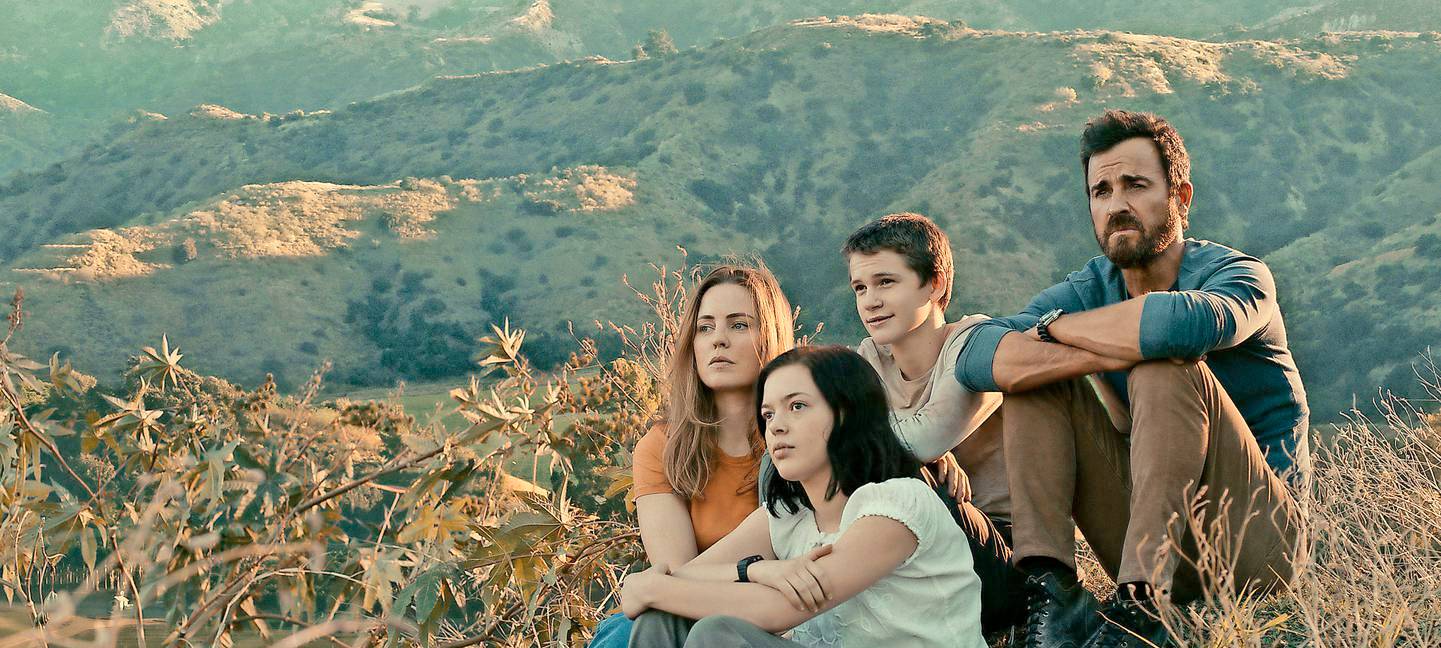 Die Familie in der Wüste.