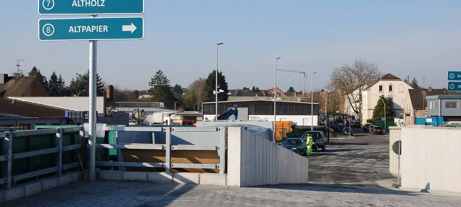 Wertstoffhof Luisental öffnet heute wieder
