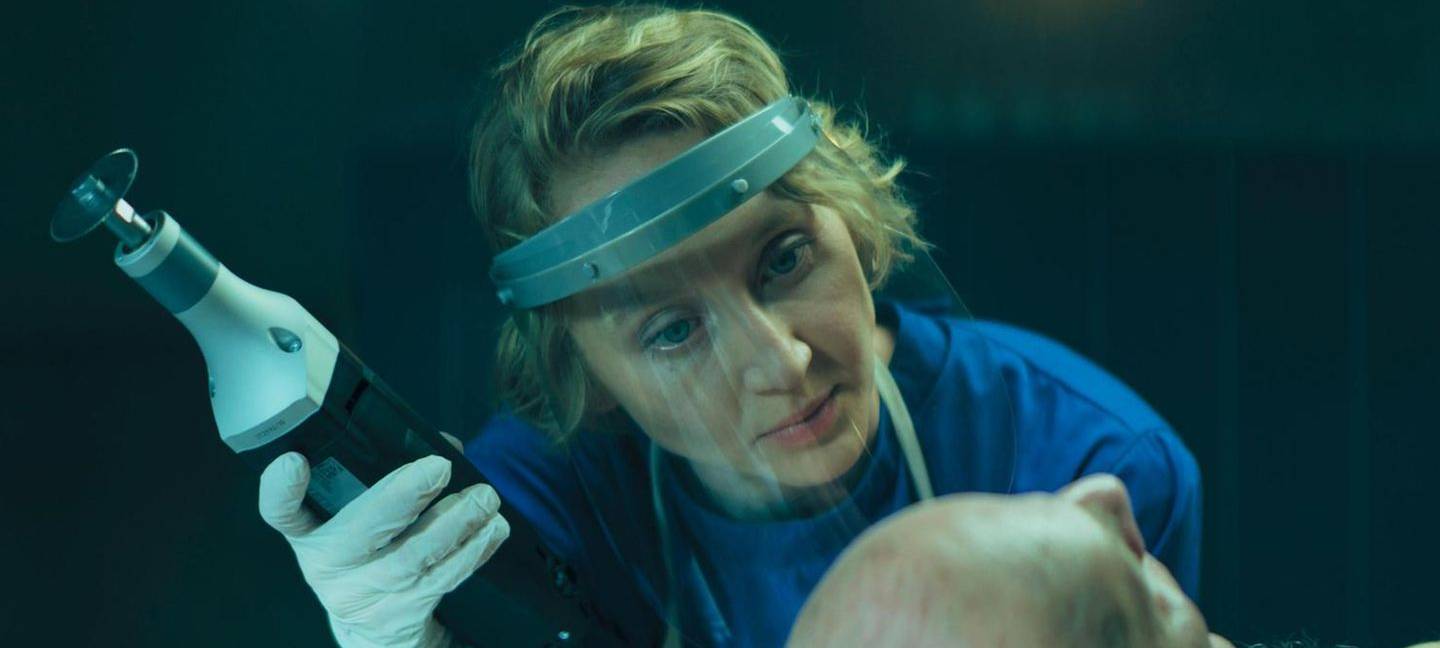 Brünhilde bei der Arbeit.