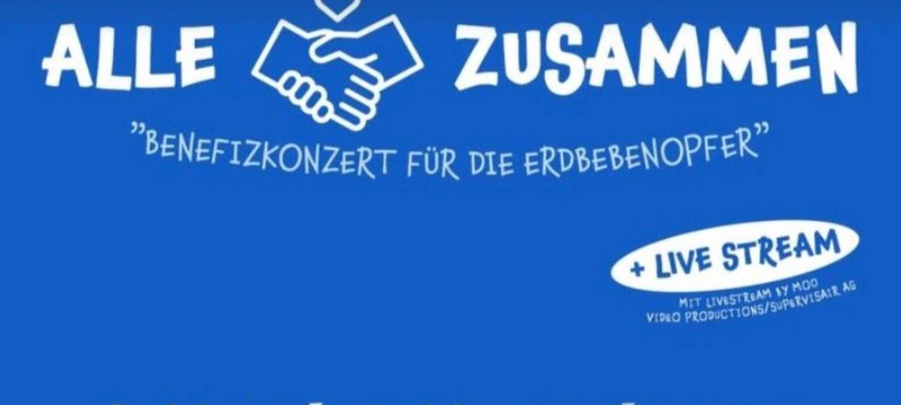 Benefizkonzert für Erdbebenopfer