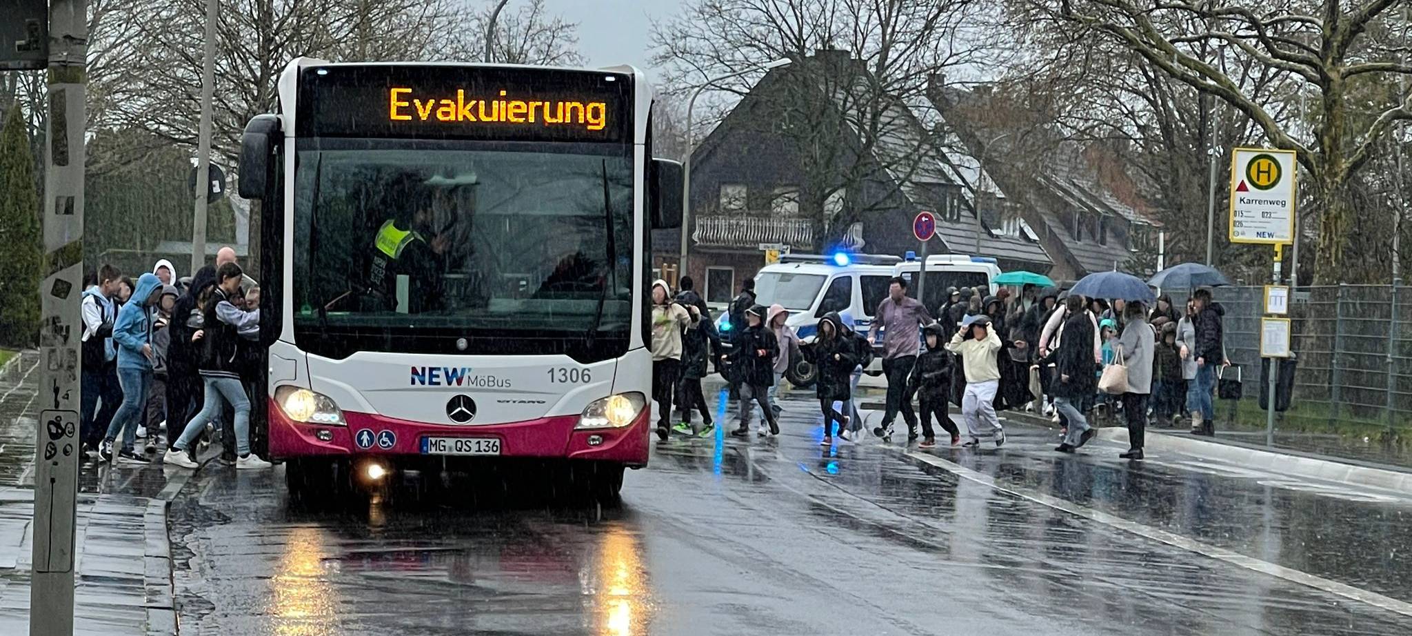 Nach Bombendrohung: Entwarnung an der GGS Hardt
