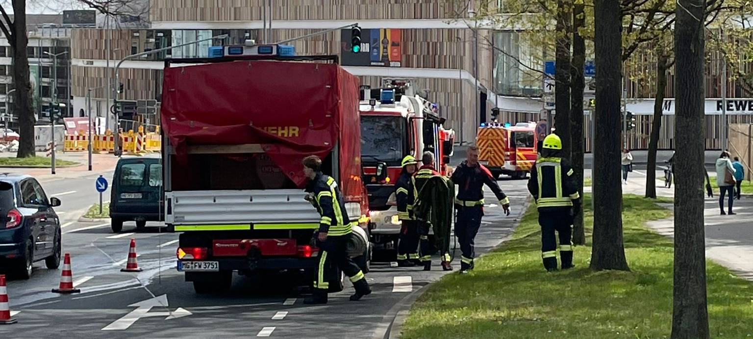 Feuerwehreinsatz am Parkhaus Marienhof beendet